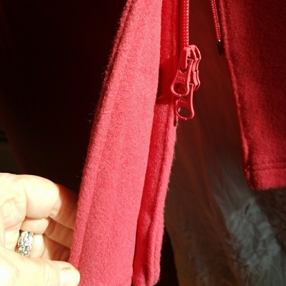 LLBean Bellandi Raspberry  Wool Thinsulite Coat Fits like a 12 - Picture 3 of 8
